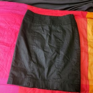 Black pencil skirt